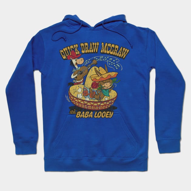 Quick Draw McGraw & Baba Looey Hoodie by JCD666